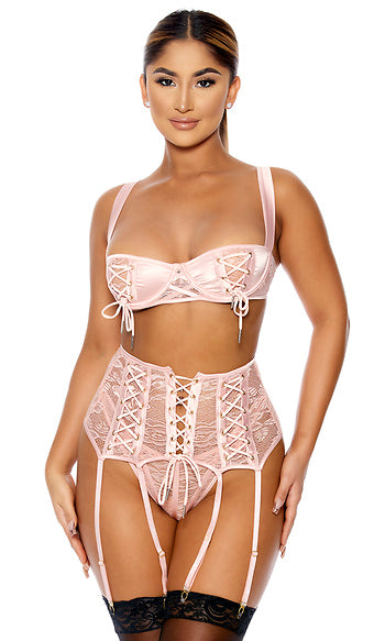 Corset Bra Set