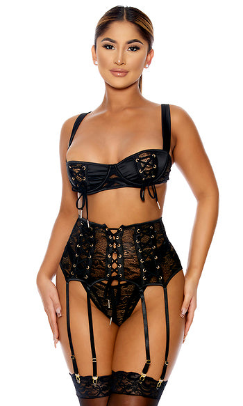 Corset Bra Set