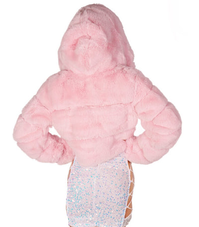 Faux Fur Crop Jacket