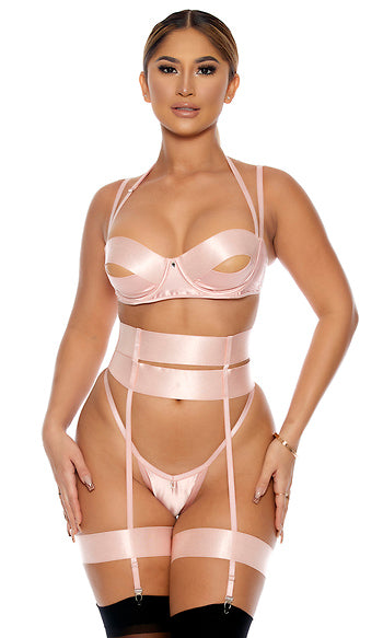 Wide Band Bra Set